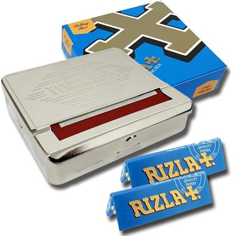 rizla metal automatic rolling box|Amazon.com: Rizla Rolling Machine.